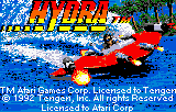 Hydra title screen for Atari Lynx